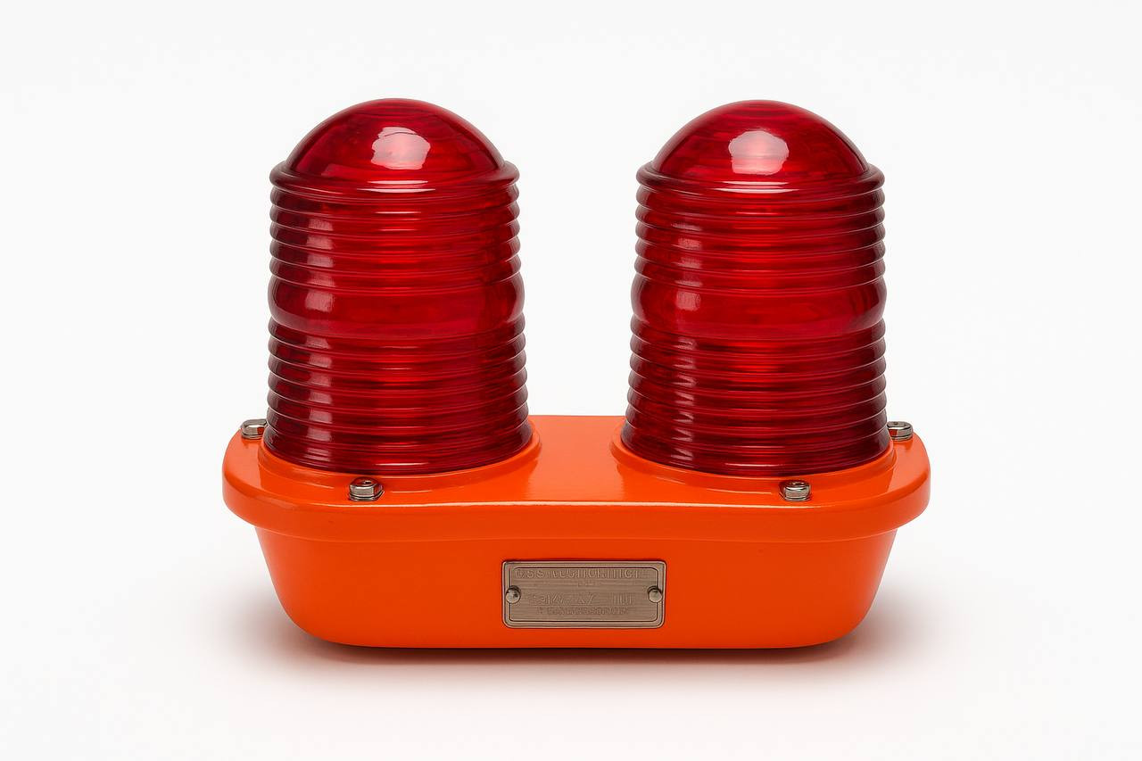 چراغ دکلی چشمک زن دو قلو