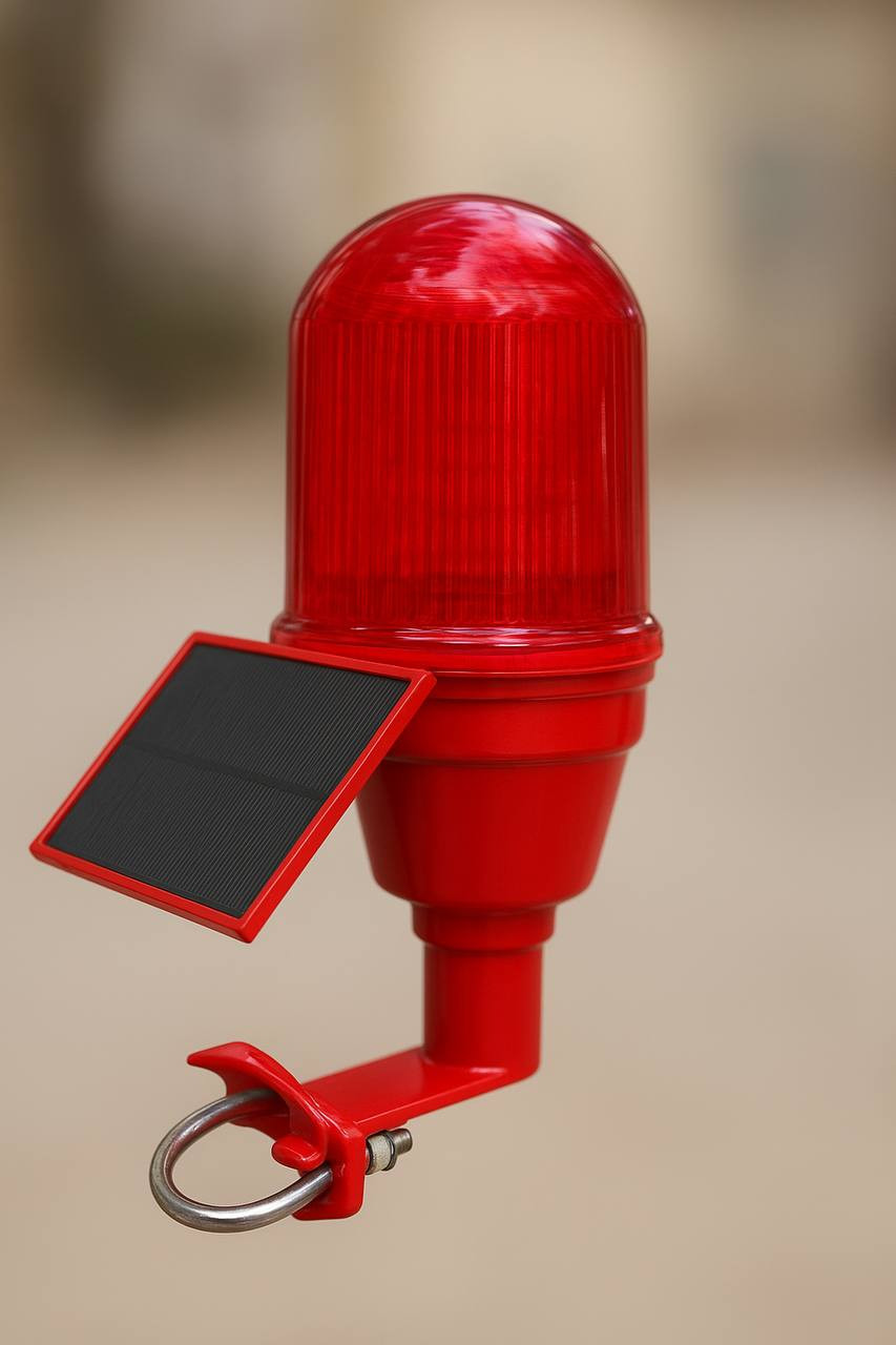 چراغ دکل خورشیدی چشمک زن